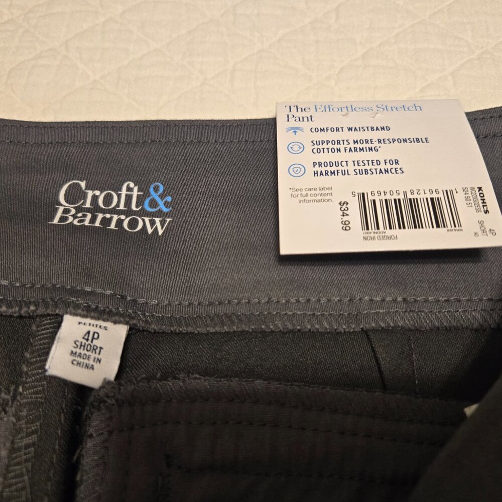 *NWT* Croft & Barrow Stretch Pant - Picture 2 of 7